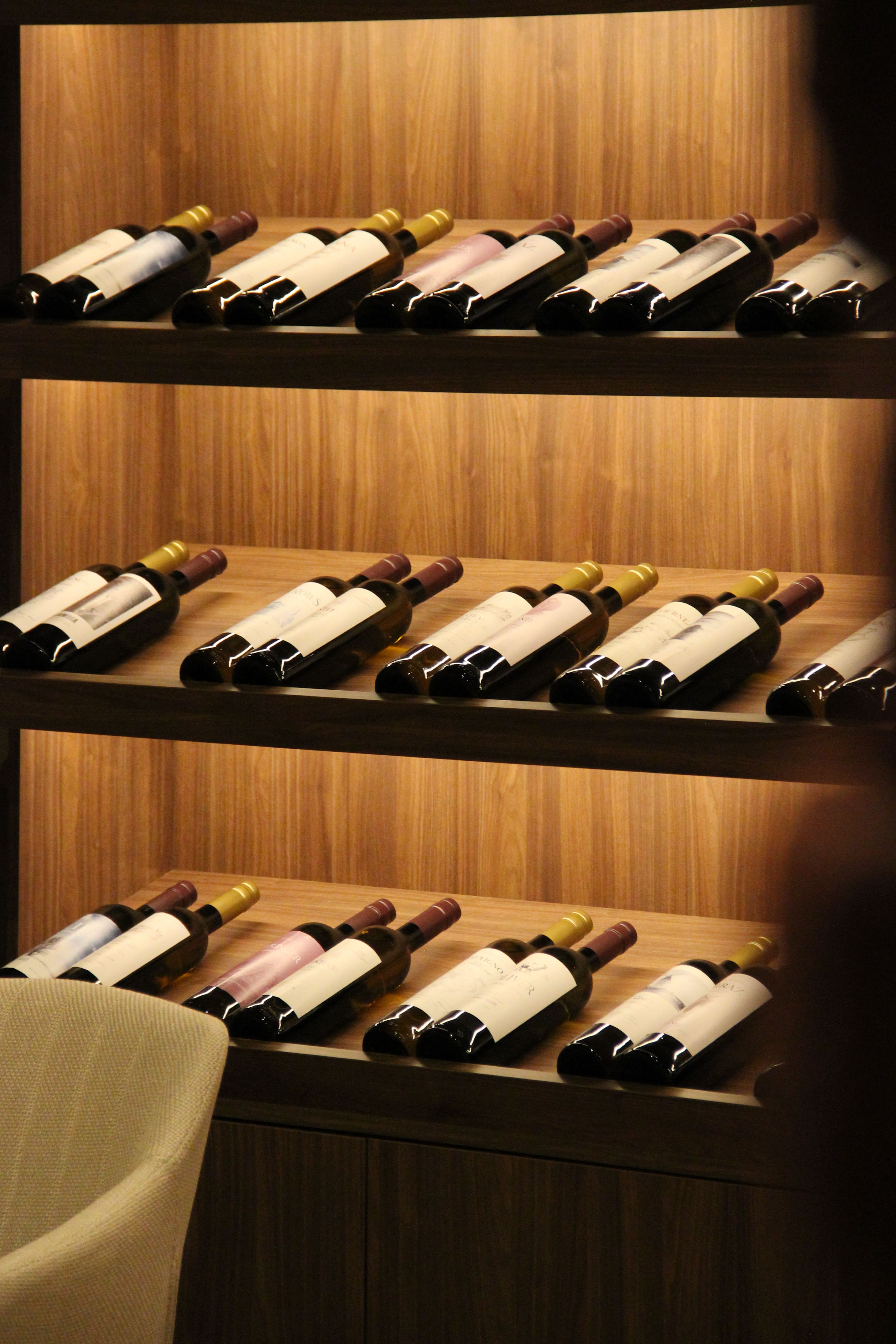 Nonna wine cellar display